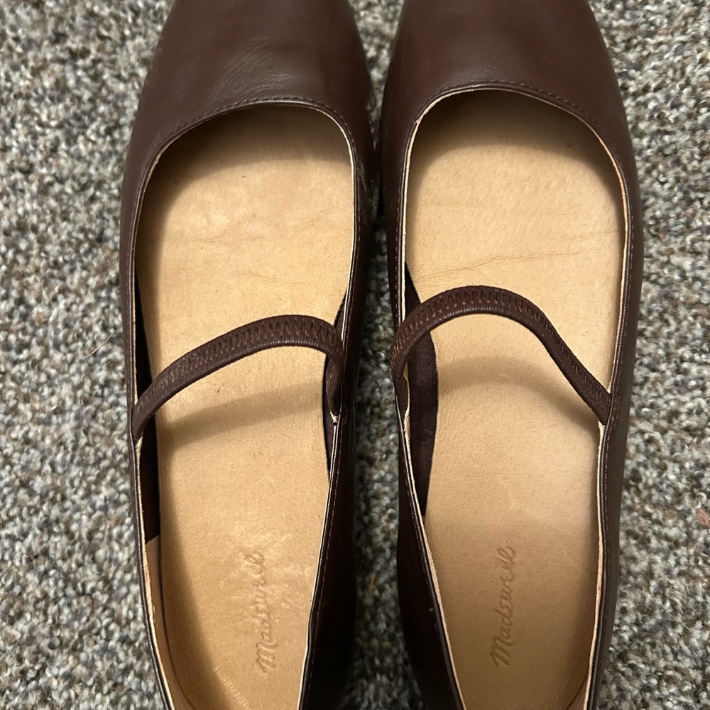 Madewell Women's Brown Leather Flats